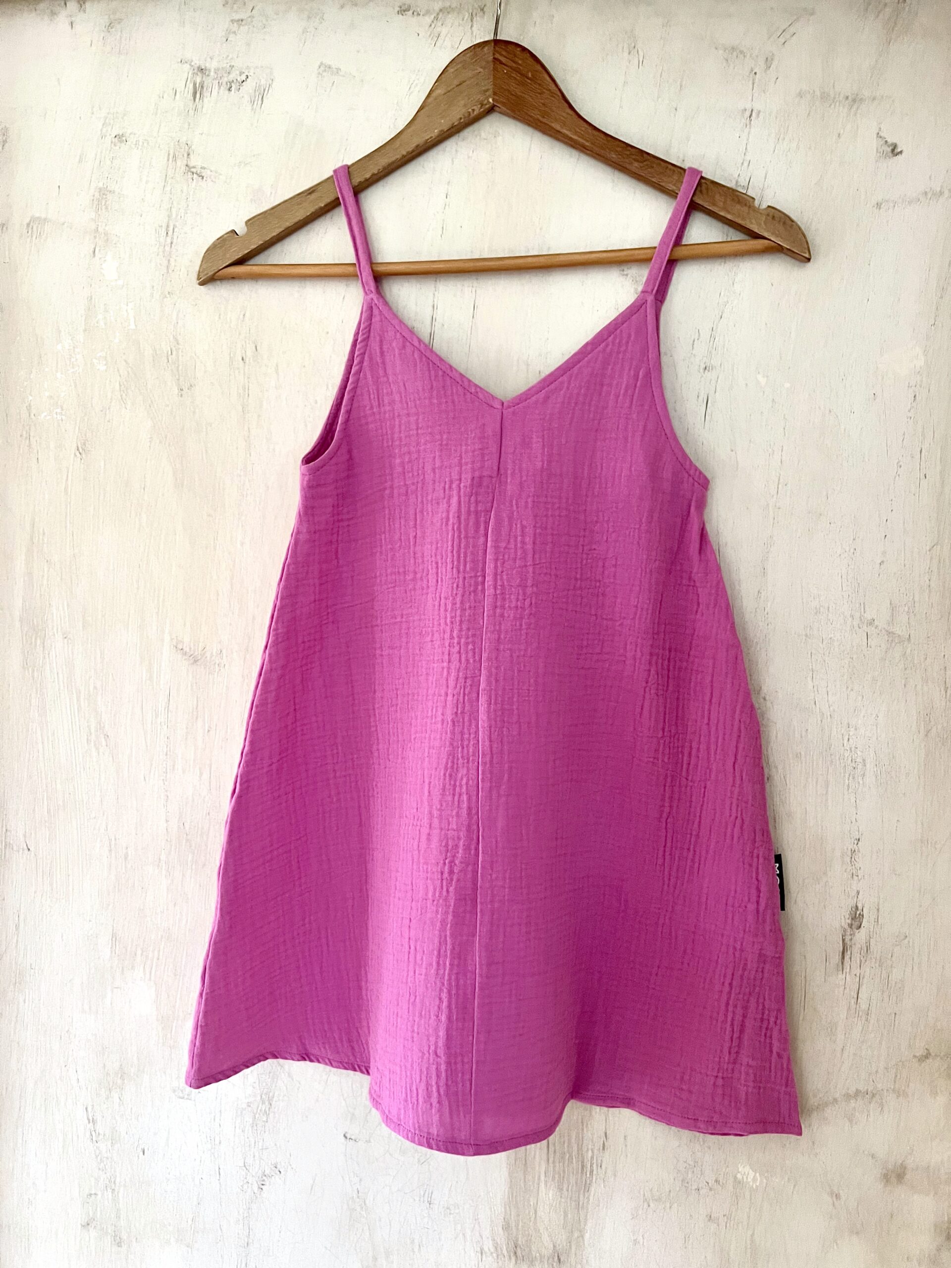 Šaty MUŠELÍNKY beach raspberry kids